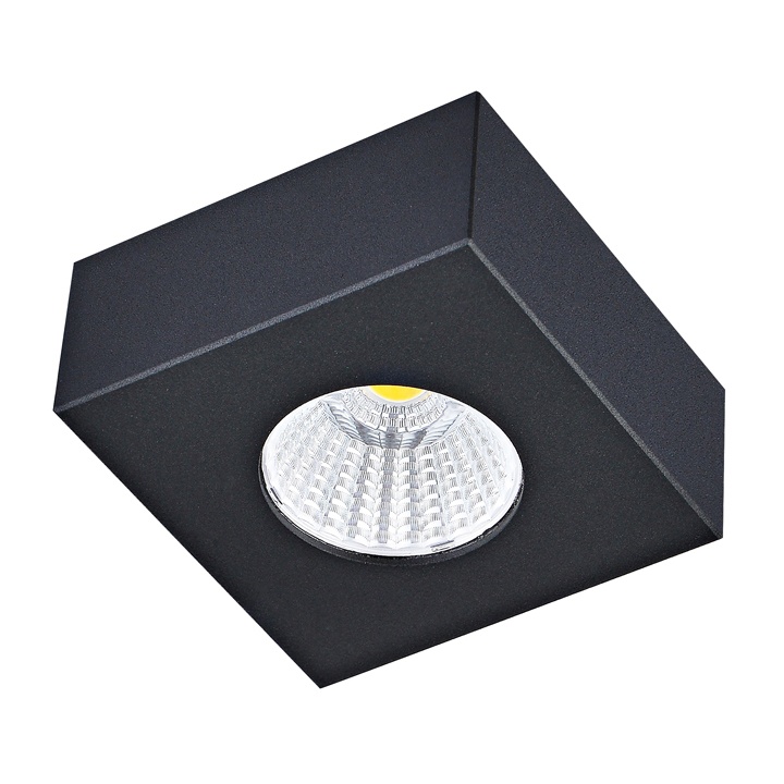 Потолочный светодиодный светильник Donolux DL18812/7W Black SQ