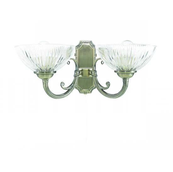 Бра Arte Lamp WINDSOR CLEAR A3778AP-2AB
