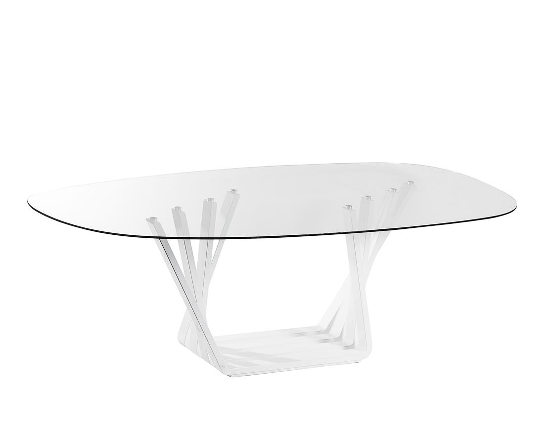 стол обеденный Domino Glass Blesslight 9545