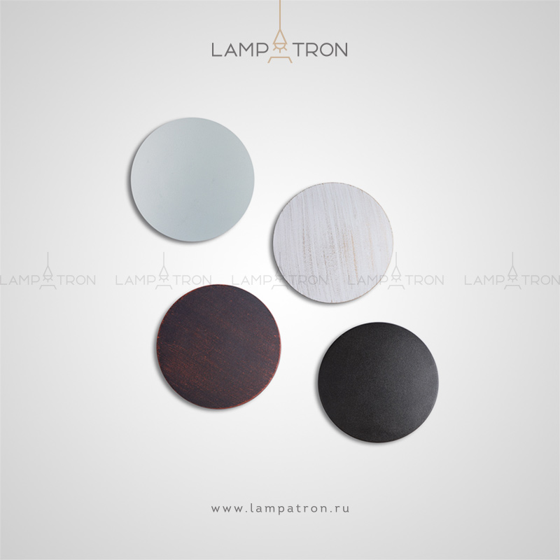 Серия настенных светодиодных светильников в виде металлических дисков Lampatron TALP