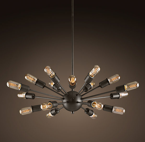 Подвесной светильник Loft Industrial Sputnik Chandelier Elliptical Loft Concept 40.069