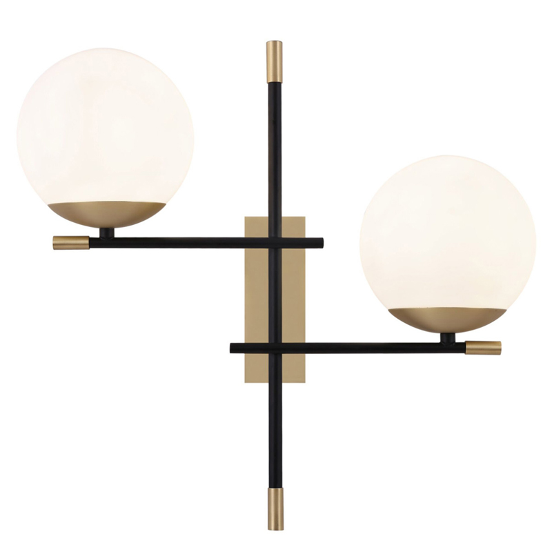 Бра Spike Two Balls Wall Lamp 44.813-1 Loft-Concept