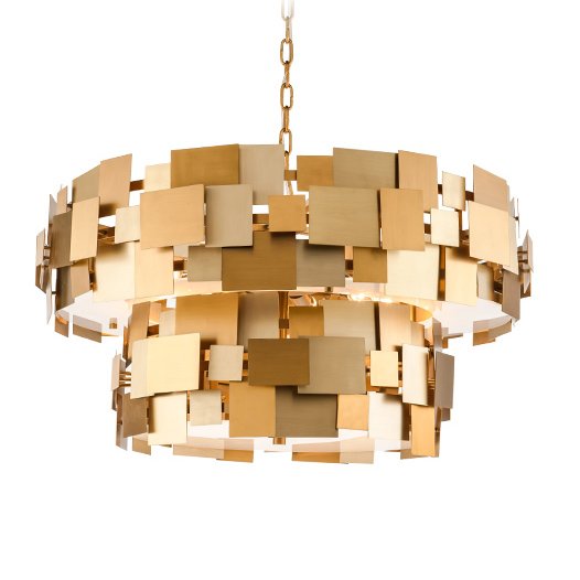 Люстра Gold Plate Chandelier 8