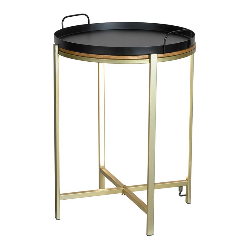 Приставной стол Nagib Side Table Bronze LED 18.487-2