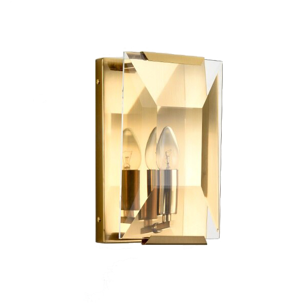 Настенный светильник Delight Collection Harlow Crystal A003-165 A1 ti-gold