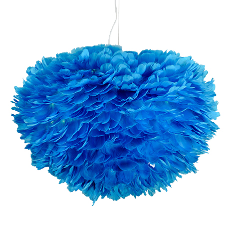 Люстра из перьев Plumage Blue Loft Concept 40.1259