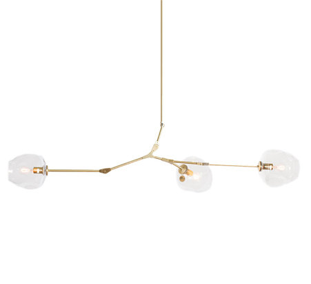 Люстра Branching Bubbles 3 Long Gold by Lindsey Adelman LA21839