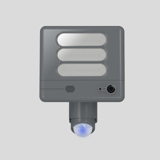 Светильник настенный с камерой с датчиком движения и поворотным механизмом Oasis Light Secury'Light ST6255-CAM