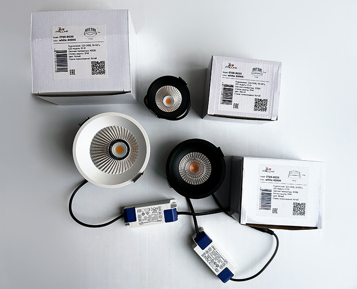 Встраиваемый светильник Italline IT08-8036 white 4000K-4190-4192