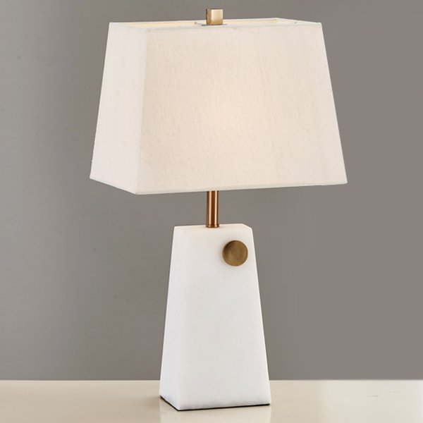 Настольная лампа Table lamp marble White