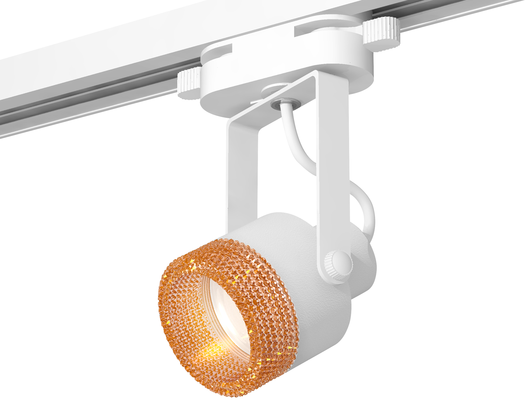 Комплект трекового однофазного светильника с композитным хрусталем Ambrella Light XT6601064