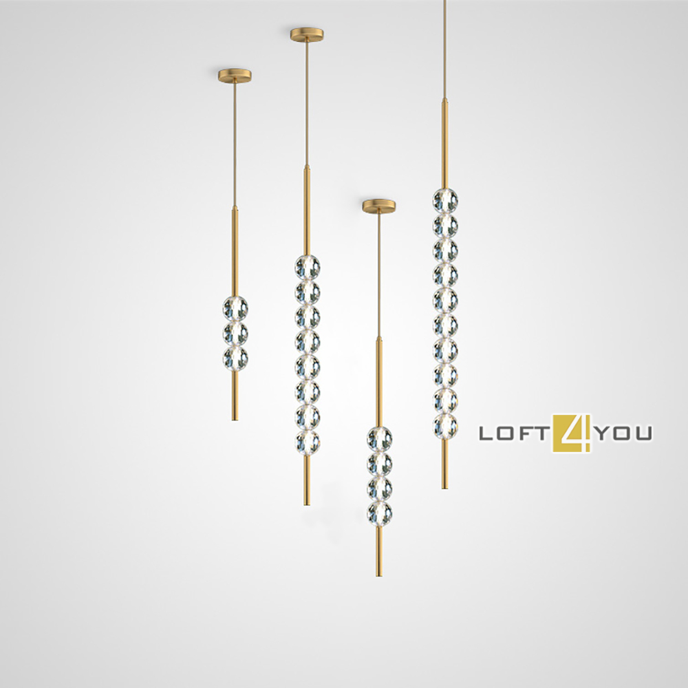 Светильник подвесной Loft4You Coach Crystal L09403