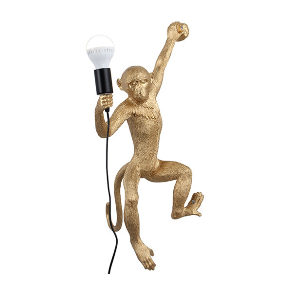 Monkey Lamp Gold Wall Right Светильник