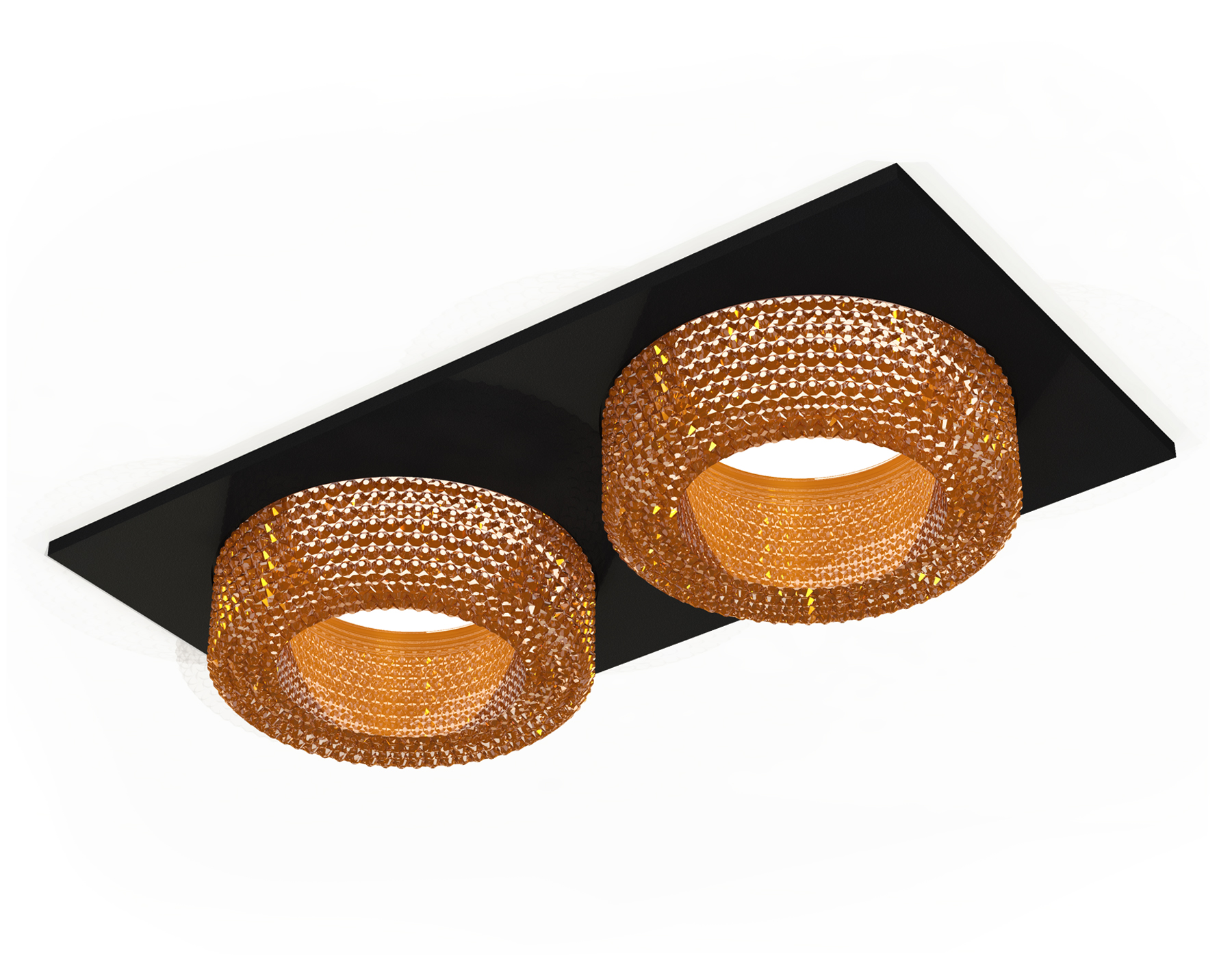 Комплект встраиваемого светильника с композитным хрусталем Ambrella Light XC7636024