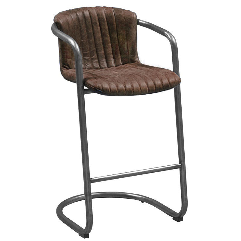 Барный стул Desmond bar stool LEATHER Brown 03.284-3