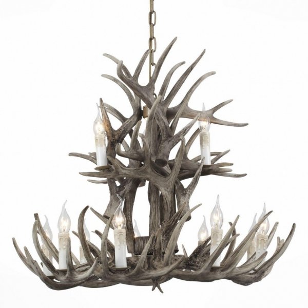 Люстра Hornland Chandelier 12 Grey 40.1520 Loft-Concept