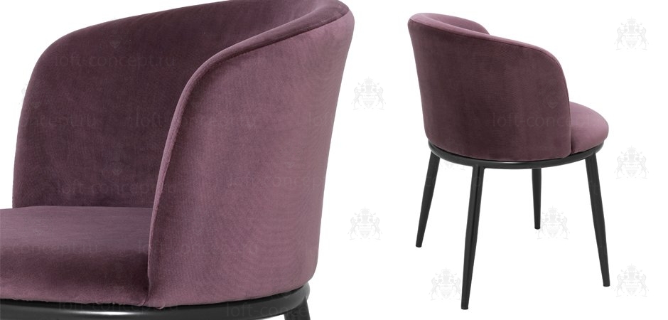 Комплект из двух стульев Eichholtz Dining Chair Filmore Set Of 2 purple 02.111994