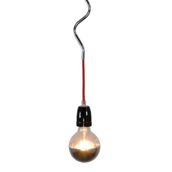 Подвесной светильник Spinner Bulb Black Chrome Loft-Concept 40.935