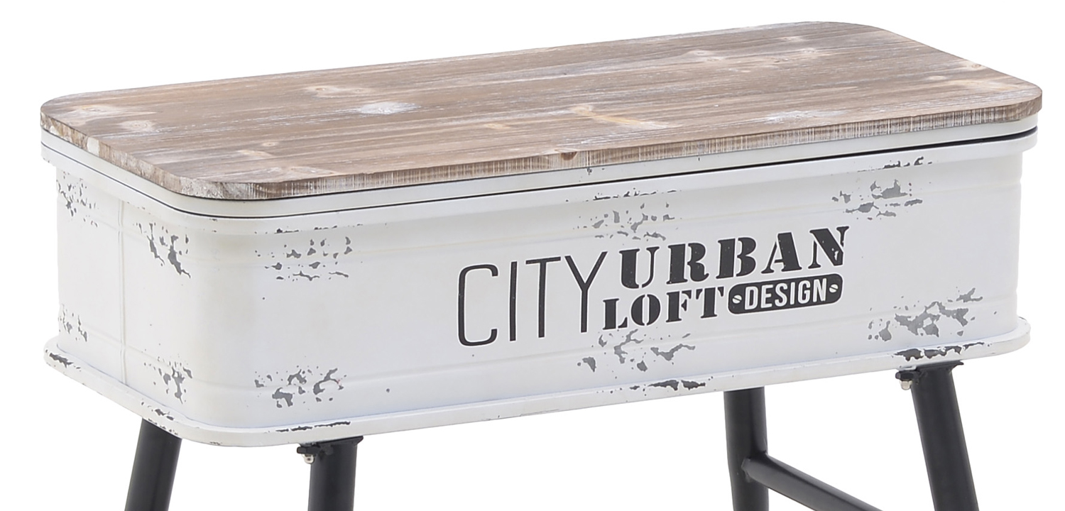 Приставной стол City Urban Loft Design Table white 18.211