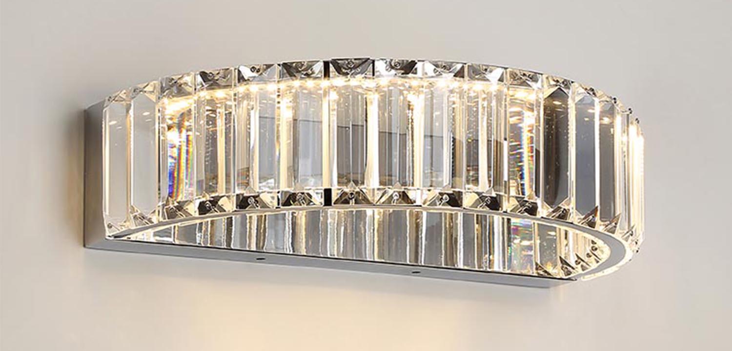 Бра Crystal Shine Linda Chrome Wall Lamp A Loft-Concept 44.1579-2