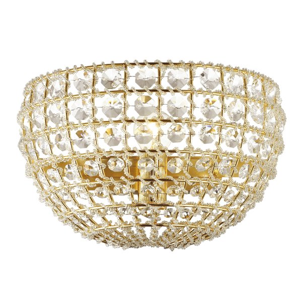 Бра Casbah Crystal Wall Lamp Gold 44.339 Loft-Concept