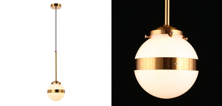Подвесной светильник White Sphere Латунь Loft-Concept 40.5366