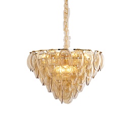 Люстра подвесная LED7 Future Lighting Ritz - Oval Glass Chandelier
