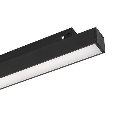 Трековый магнитный светильник ArlightMAG-ORIENT-FLAT-L235-8W Day4000 (BK, 100 deg, 48V) (IP20 Металл