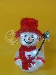 Объемные фигуры «Снеговик в красном», 1187S, 1187L