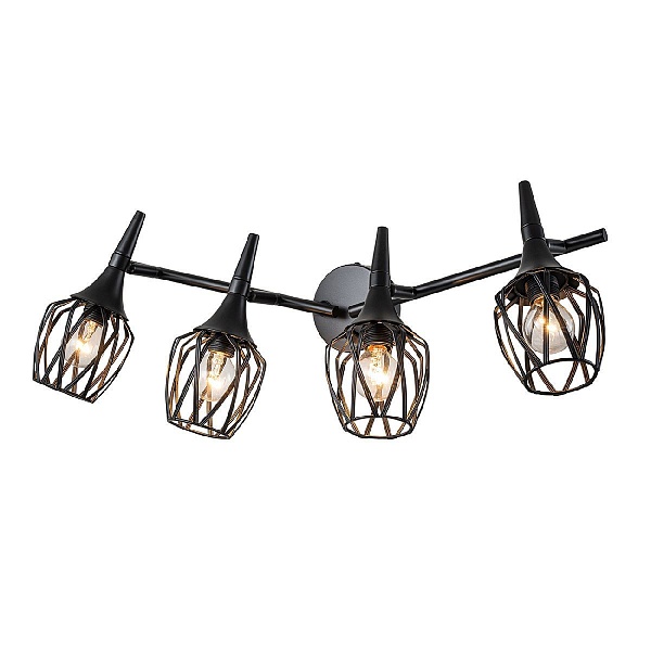 Настенно-потолочный спот Escada 1120/4A E14*40W Black