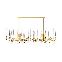 Люстра подвесная LED7 Future Lighting Loft Industry Modern - Mars Harvest Rectangular Chandelier