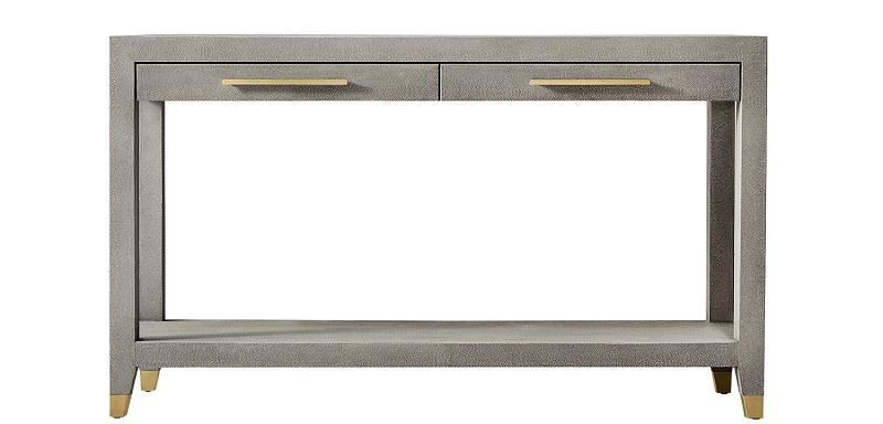 Charles Stingray Texture Console Grey Консоль скат 11.176