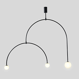 Люстра Fontana Amorosa Three Black designed by Michael Anastassiades