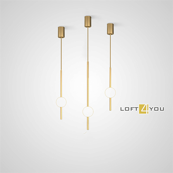 Светильник подвесной Loft4You Lee Broom Orion Brass L09420