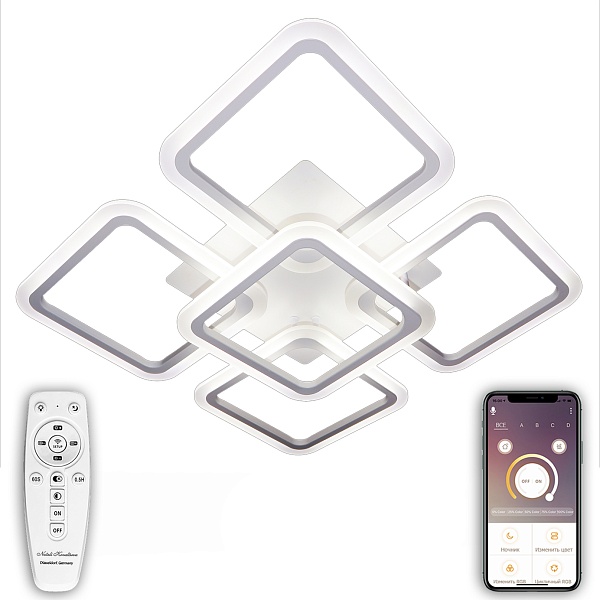 Люстра потолочная светодиодная Natali Kovaltseva HIGH-TECH LED LAMPS 82022