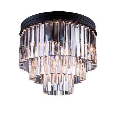 Светильник потолочный Delight Collection 1920s Odeon 771131 (KR0387C-6/P black/clear)
