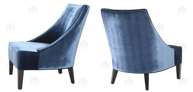 Кресло Eichholtz Chair Dulwich Blue 01.112506