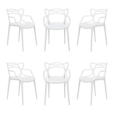 Комплект из 6-ти стульев Masters белый Bradexhome FR 0215S
