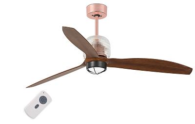 Люстра вентилятор Deco Fan Brass 1L Faro Barcelona 33399D-10FAR