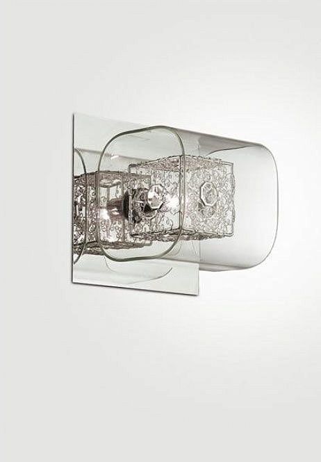 SL602.101.01 — Бра ST Luce, 1 плафон, прозрачный, хром