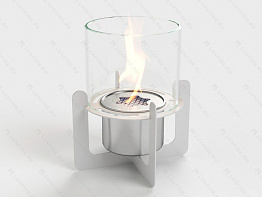 Настольный биокамин Lux Fire &quot;Омега&quot; (белый)