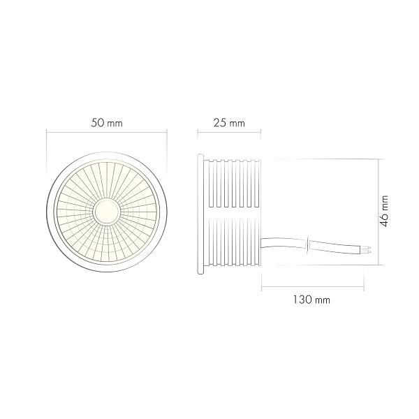 Лампочка Denkirs Slim Led DK4000-8W dim
