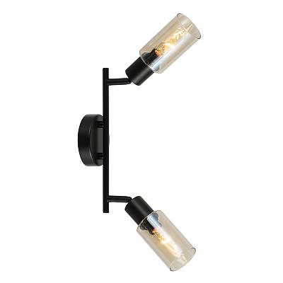 Настенно-потолочный спот Escada 10172/2A E14*40W Black/Amber