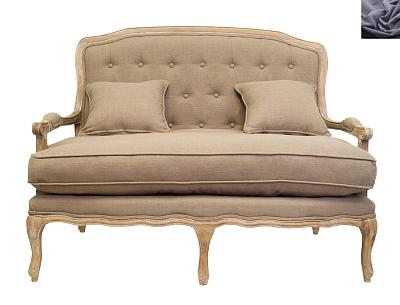Прямой диван модерн серый Yareli Brown MAK interior CH-948-dark-grey