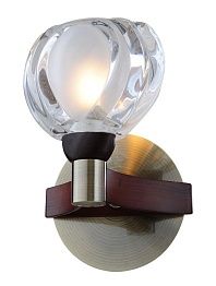 SL181.301.01 — Бра ST Luce, 1 плафон, прозрачный, бронза с кофе