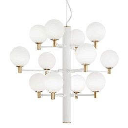 Люстра Italian Globe Abstraction Light White 12