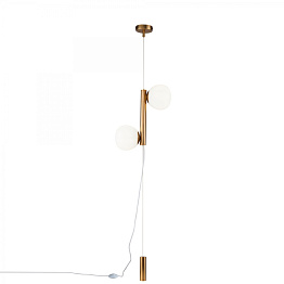 Торшер Tiepolo Ball Floor Lamp Double gold 41.232-3 Loft-Concept