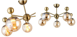 Потолочная люстра Demian Bronze Chandelier 48.384-3