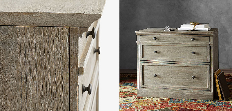 Комод с двумя ящиками Benjamin Chest of 2 Drawers Loft Concept 10.419-3