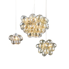 Люстра подвесная LED7 Future Lighting Innerspace - Bubbles Amber Chandelier